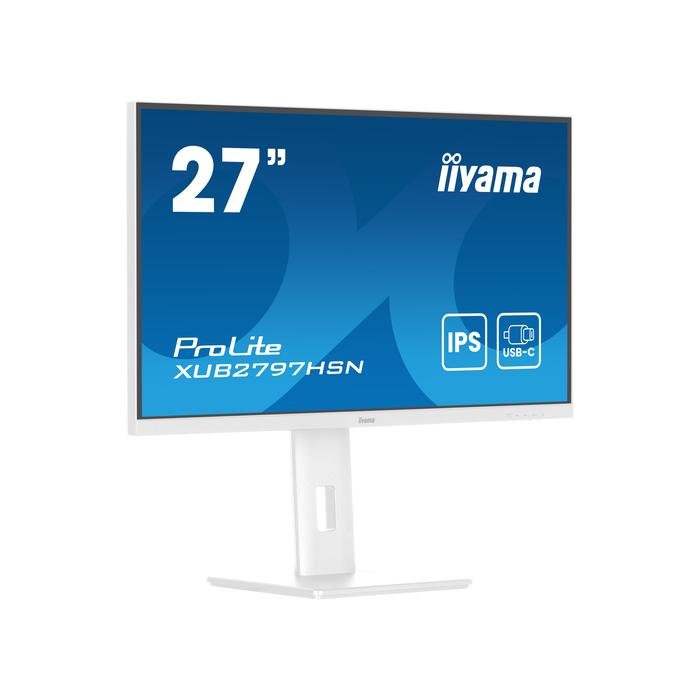 iiyama ProLite XUB2797HSN-W2  27" 1920 x 1080 pixels Full HD LED Blanc