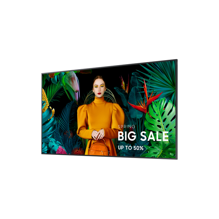 Samsung QM65C Écran plat de signalisation numérique 65" LCD Wifi 500 cd/m² 4K Ultra HD Noir Tizen 24/7