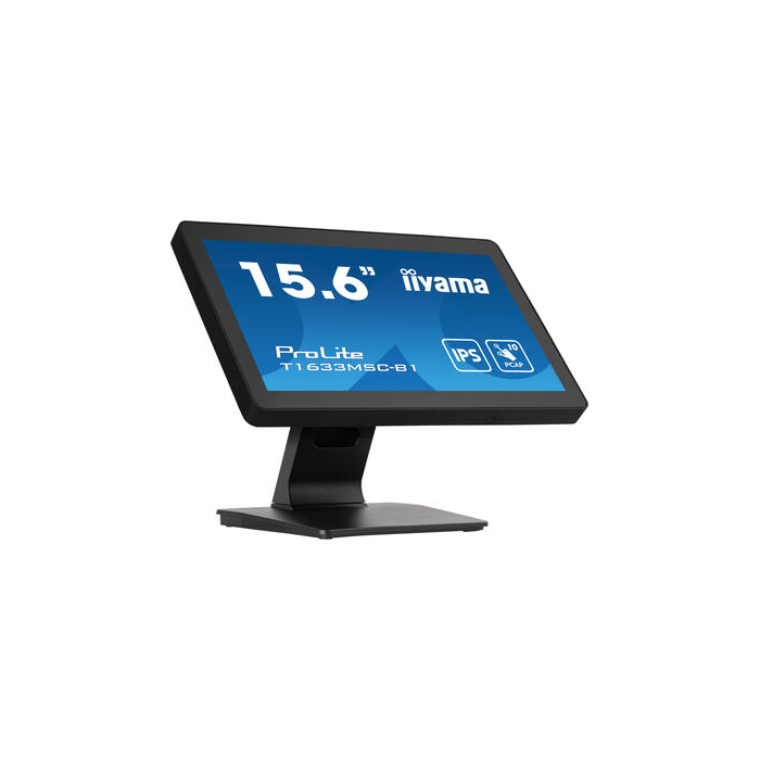 iiyama ProLite T1633MSC-B1  15,6" 1920 x 1080 pixels Full HD LCD Écran tactile Noir