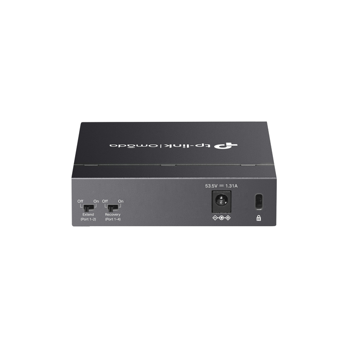 TP-Link Omada DS105GP commutateur réseau Non-géré Gigabit Ethernet (10/100/1000) Connexion Ethernet, supportant l'alimentation via ce port (PoE) Noir