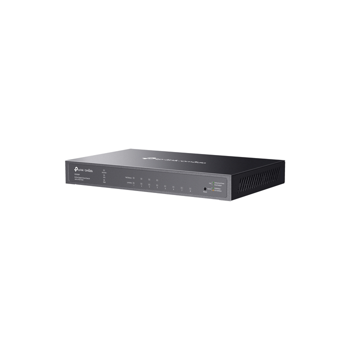 TP-Link Omada TL-SG2008P Géré L2/L2+ Gigabit Ethernet (10/100/1000) Connexion Ethernet, supportant l'alimentation via ce port (PoE) Noir
