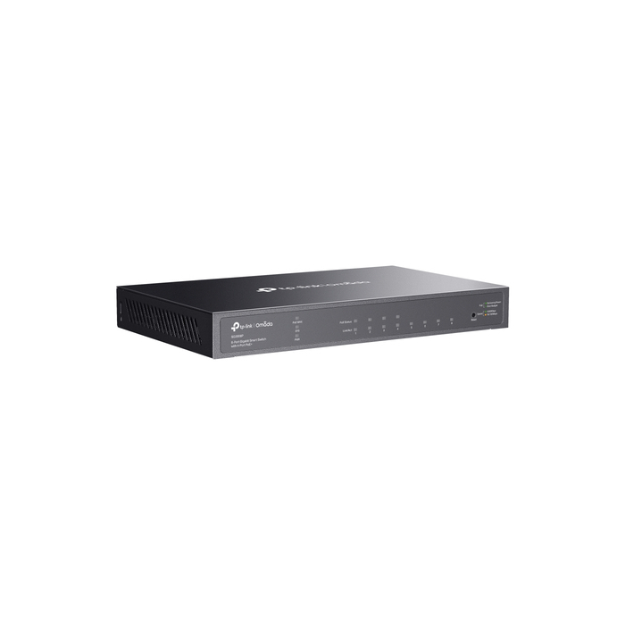 TP-Link Omada TL-SG2008P Géré L2/L2+ Gigabit Ethernet (10/100/1000) Connexion Ethernet, supportant l'alimentation via ce port (PoE) Noir