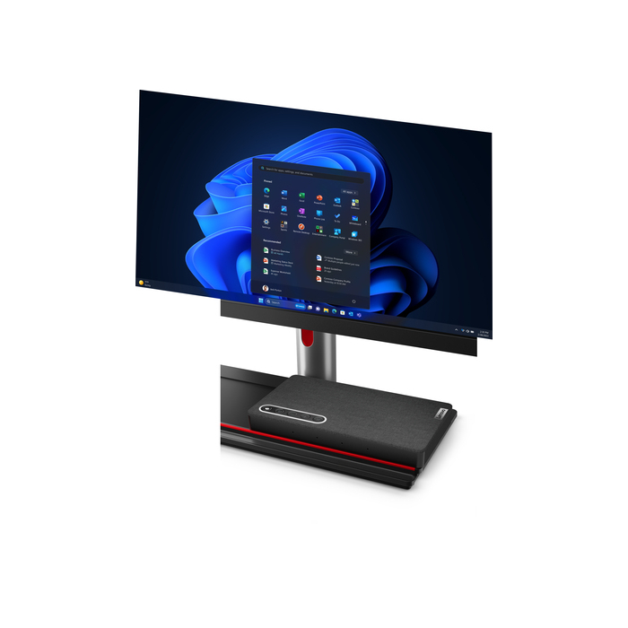 Lenovo ThinkCentre M90a Gen 5 Intel Core i7-14700 23,8" 1920 x 1080 pixels PC multifonction 16 Go 512 Go SSD Windows 11 Pro Wi-Fi 6E Noir