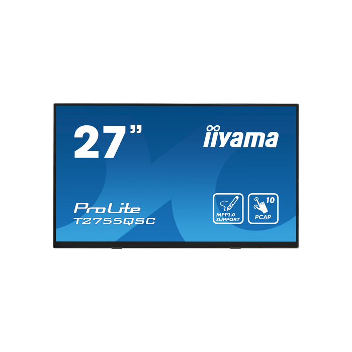 iiyama ProLite T2755QSC-B1  27" 2560 x 1440 pixels Full HD LCD Écran tactile Noir