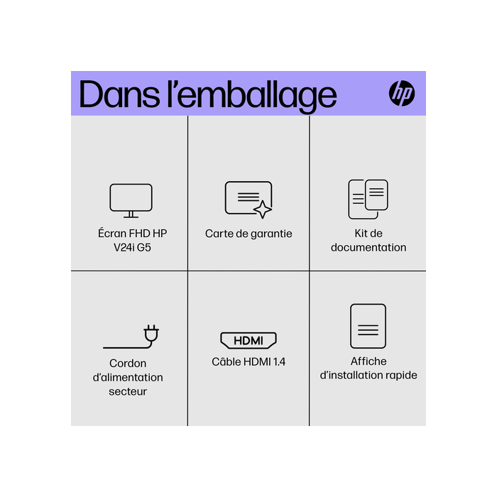 HP Écran FHD V24i G5