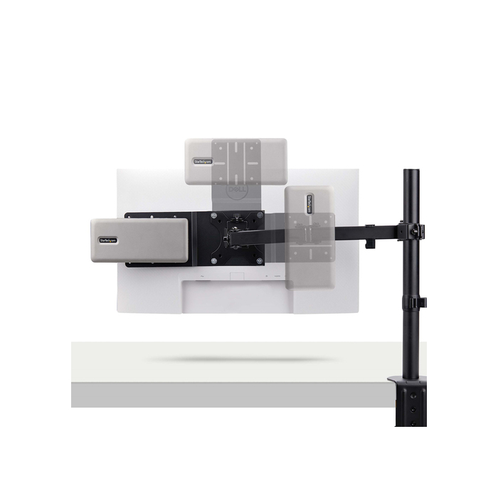 StarTech.com Support de Montage VESA pour NUC/Clients Fins ou Station d'Acceuil pour Ordinateurs Portables, Plaque d'Extension Compatible VESA 75x75/100x100 pour Mini PC