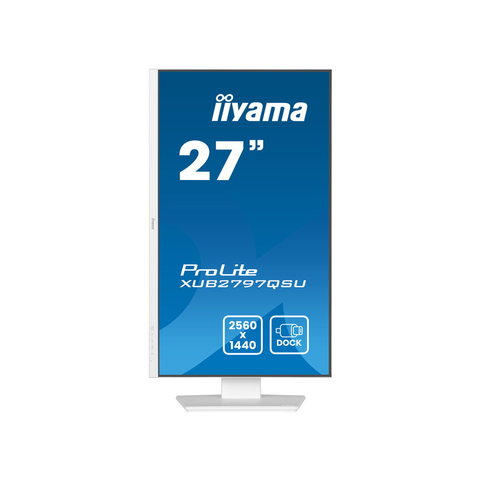 iiyama ProLite XUB2797QSU-W2  27" 2560 x 1440 pixels Quad HD LED Blanc