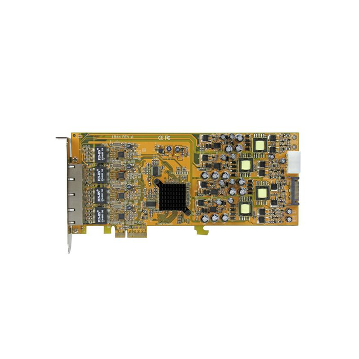 StarTech.com Carte réseau PCIe à 4 ports Gigabit Power over Ethernet - NIC PCI Express PSE / PoE