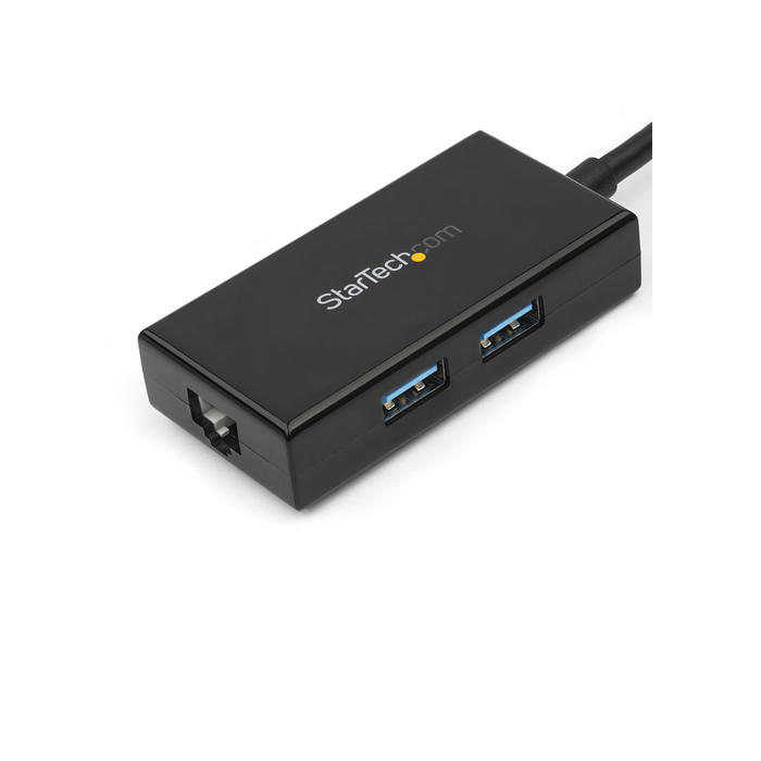 StarTech.com Adaptateur réseau USB 3.0 vers Gigabit Ethernet avec hub USB 3.0 à 2 ports