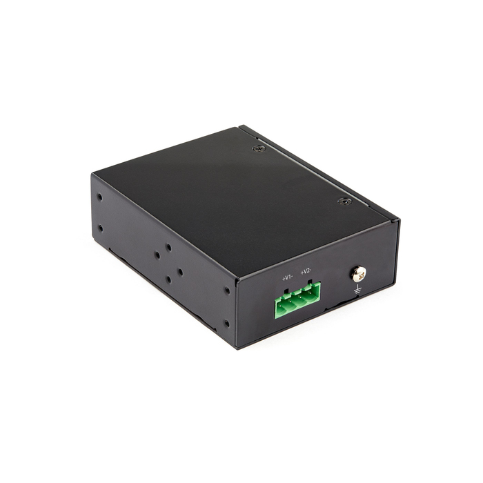 StarTech.com Injecteur PoE Gigabit Industriel - Haute Vitesse/Haute Puissance 90W - 802.3bt PoE++ 48V-56V CC DIN Rail - Injecteur Durable UPoE/Ultra Power Over Ethernet | -40 à +75°C