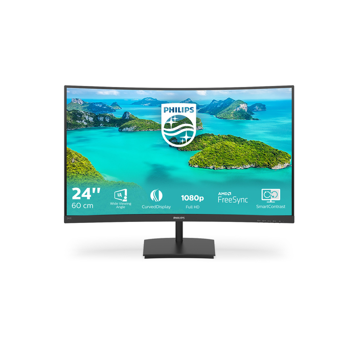 Philips E Line 241E1SCA/00  23,6" 1920 x 1080 pixels Full HD LCD Noir