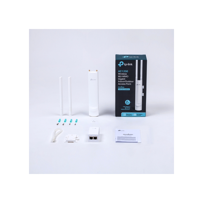 TP-Link Omada EAP225-Outdoor 1200 Mbit/s Blanc Connexion Ethernet, supportant l'alimentation via ce port (PoE)