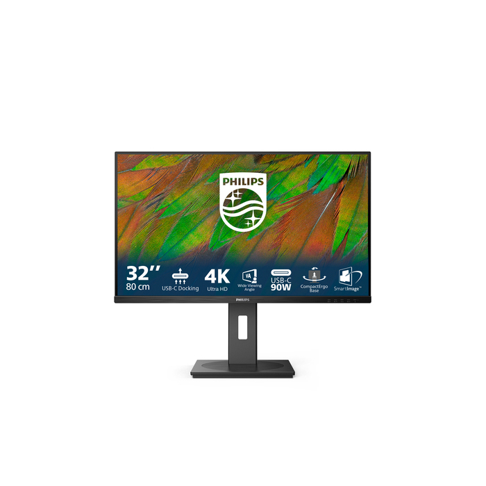 Philips 3000 series 32B1U3900/00  31,5" 3840 x 2160 pixels 4K Ultra HD LCD Noir
