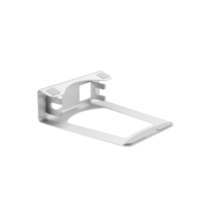 StarTech.com Support Ordinateur Portable - Rehausseur ou Support Ordi 2-en-1 - Idéal pour Ultrabooks & MacBook Pro/Air jusqu'à 15" - Support Portable Ergonomique Inclinable Bureau - Argenté, Aluminum