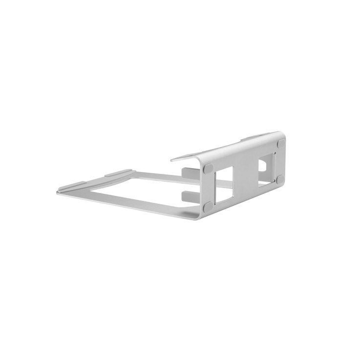 StarTech.com Support Ordinateur Portable - Rehausseur ou Support Ordi 2-en-1 - Idéal pour Ultrabooks & MacBook Pro/Air jusqu'à 15" - Support Portable Ergonomique Inclinable Bureau - Argenté, Aluminum